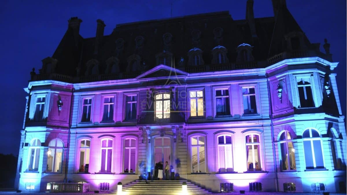 Mise en lumière d'un lieu événementiel